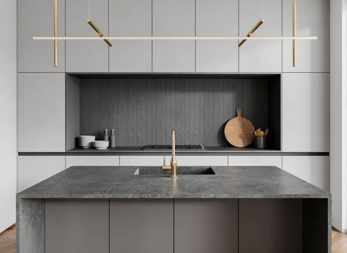 Luxury residential kitchen countertop installation — Summit Countertops Seattle