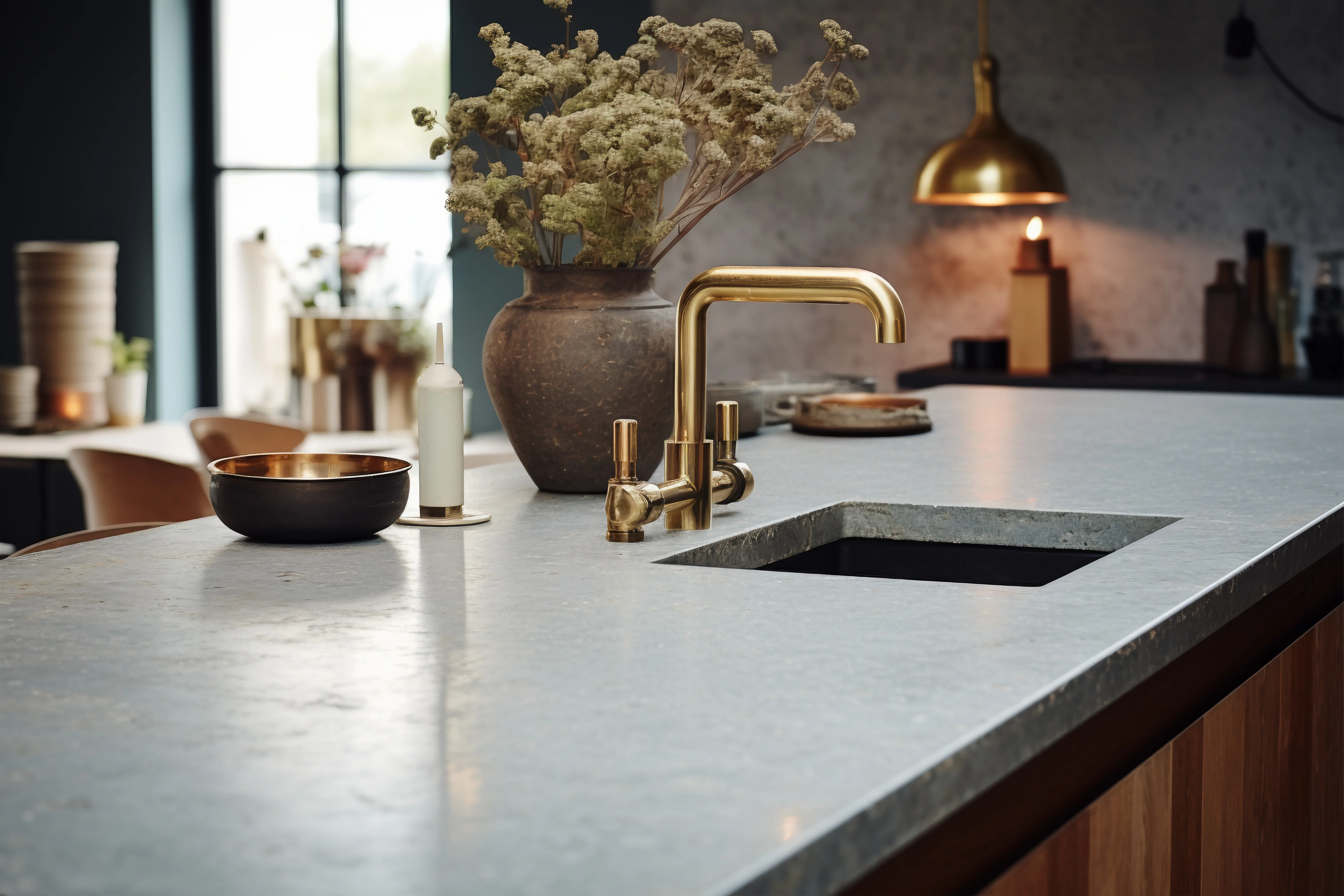 White marble countertop project — Kirkland WA