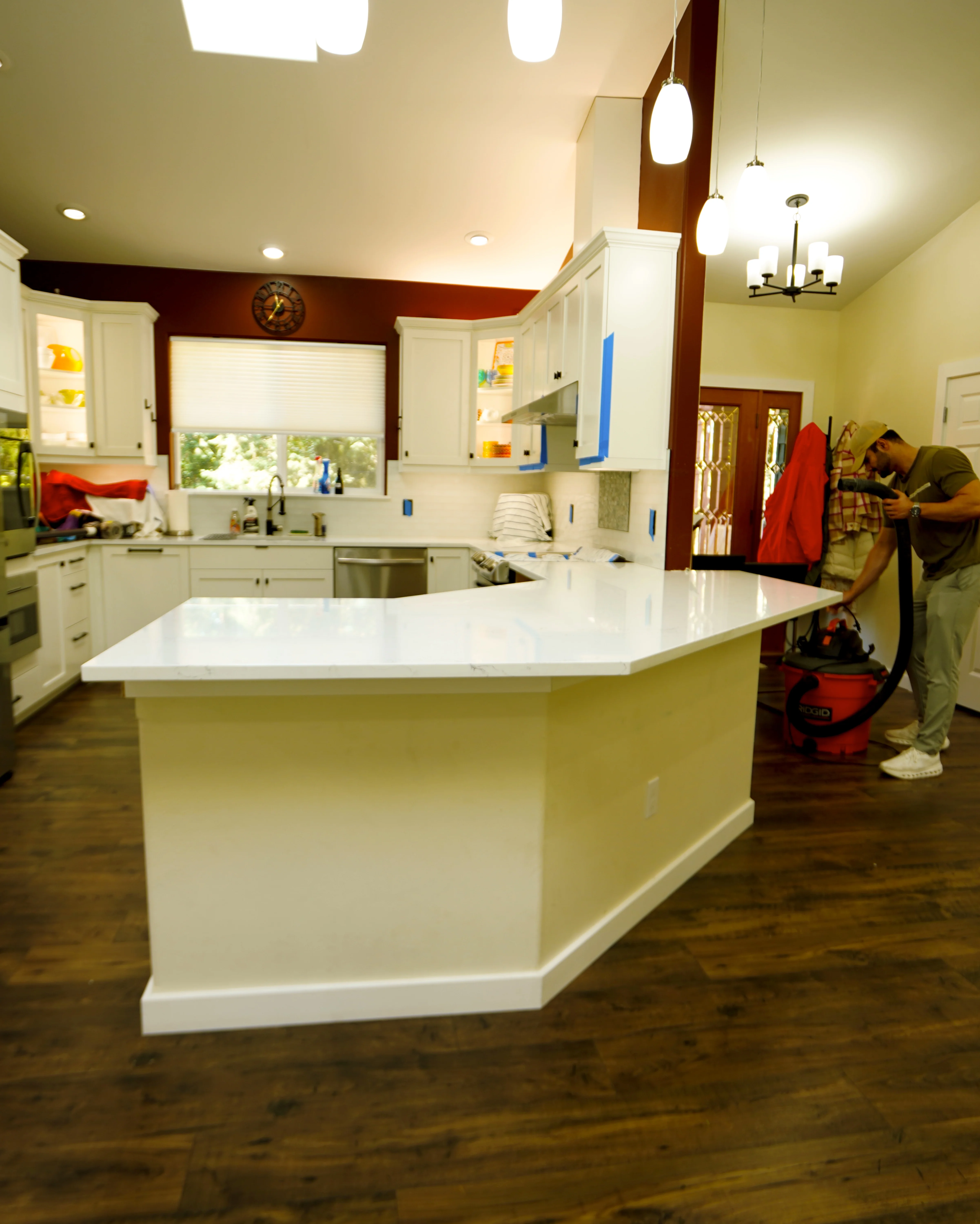 Precision stone cutting at Summit Countertops